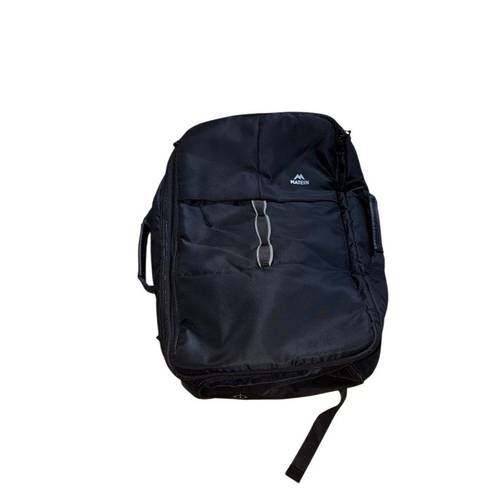 MATEIN Carry On Travel‎ Backpack Unisex Black Convertible w/ Garment compartment